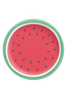 10" Round Summer Plates: Tutti Frutti (8ct.)