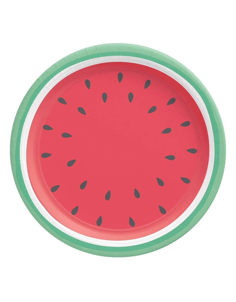 10" Round Summer Plates: Tutti Frutti (8ct.)