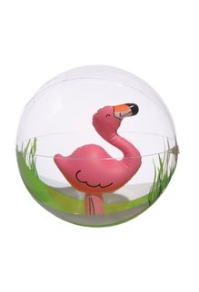 12" Inflatable Beach Ball: Flamingo