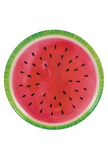 13.5" Watermelon Melamine Summer Platter