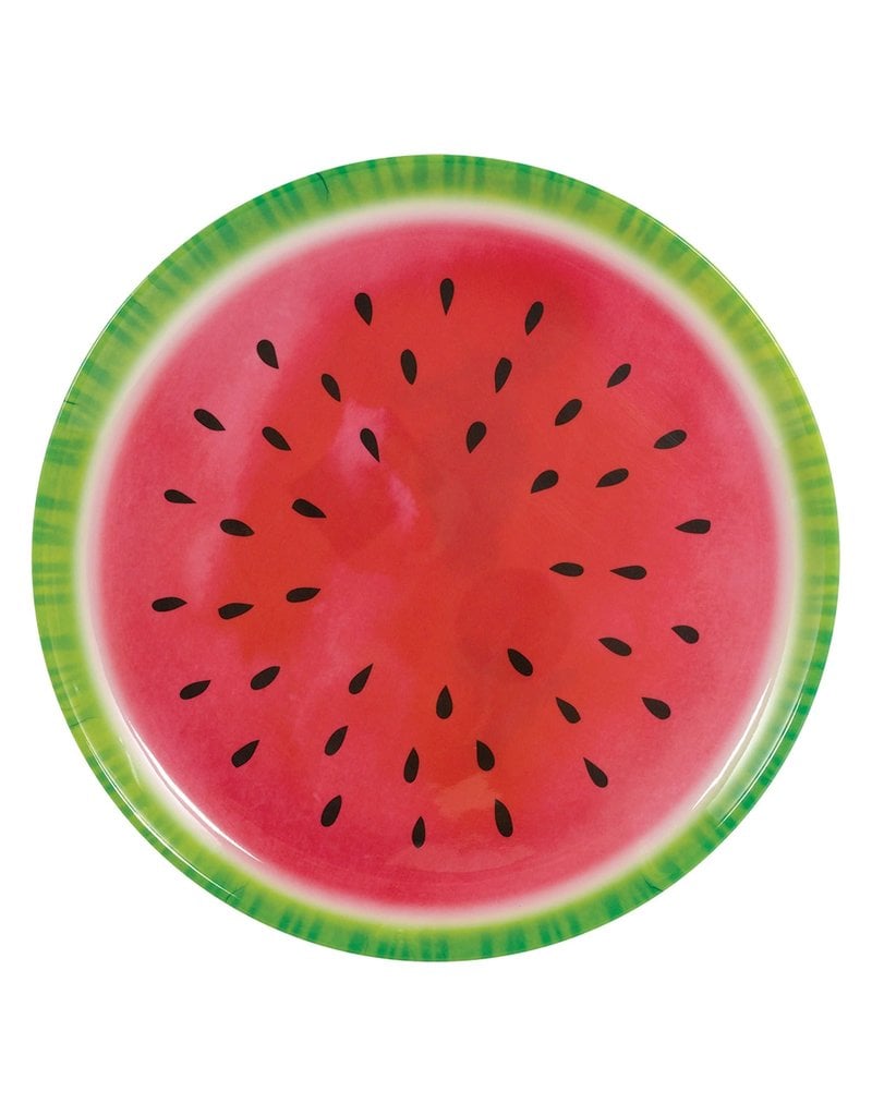 13.5" Watermelon Melamine Summer Platter