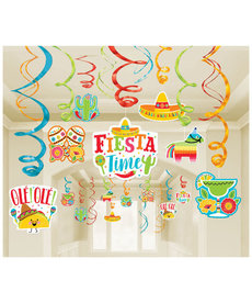 Foil Swirl Decorations - Fiesta Mega Pack