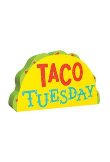 Mini Standing Sign: "Taco Tuesday"