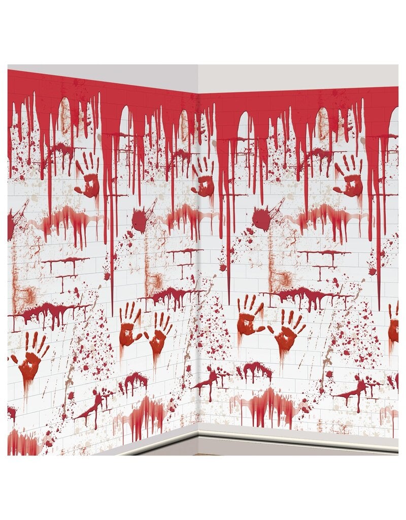 Scene Setters® Room Roll: Chop Shop Bloody Wall (48"x20') (2pk.)