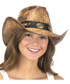 Western Cowboy Hat with Embd. on Band