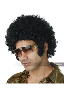 California Costumes Afro Chops Wig: Black