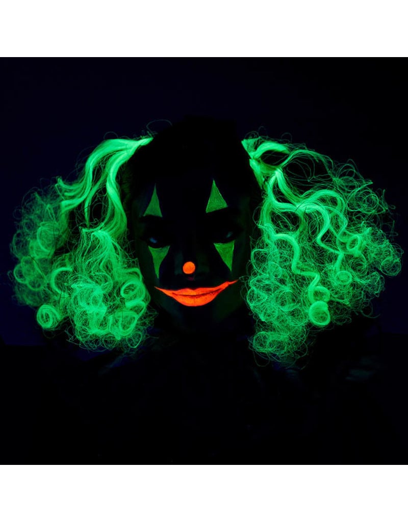 California Costumes Glow In The Dark Curly Hair Clips: Green