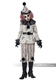 California Costumes Women's Vintage Creeper Clown