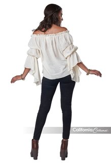 California Costumes Women's Renaissance Peasant Blouse: Cream