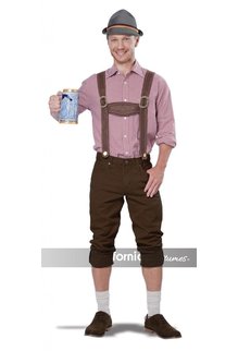 California Costumes Lederhosen Kit - Brown