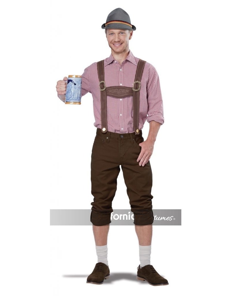 California Costumes Lederhosen Kit - Brown