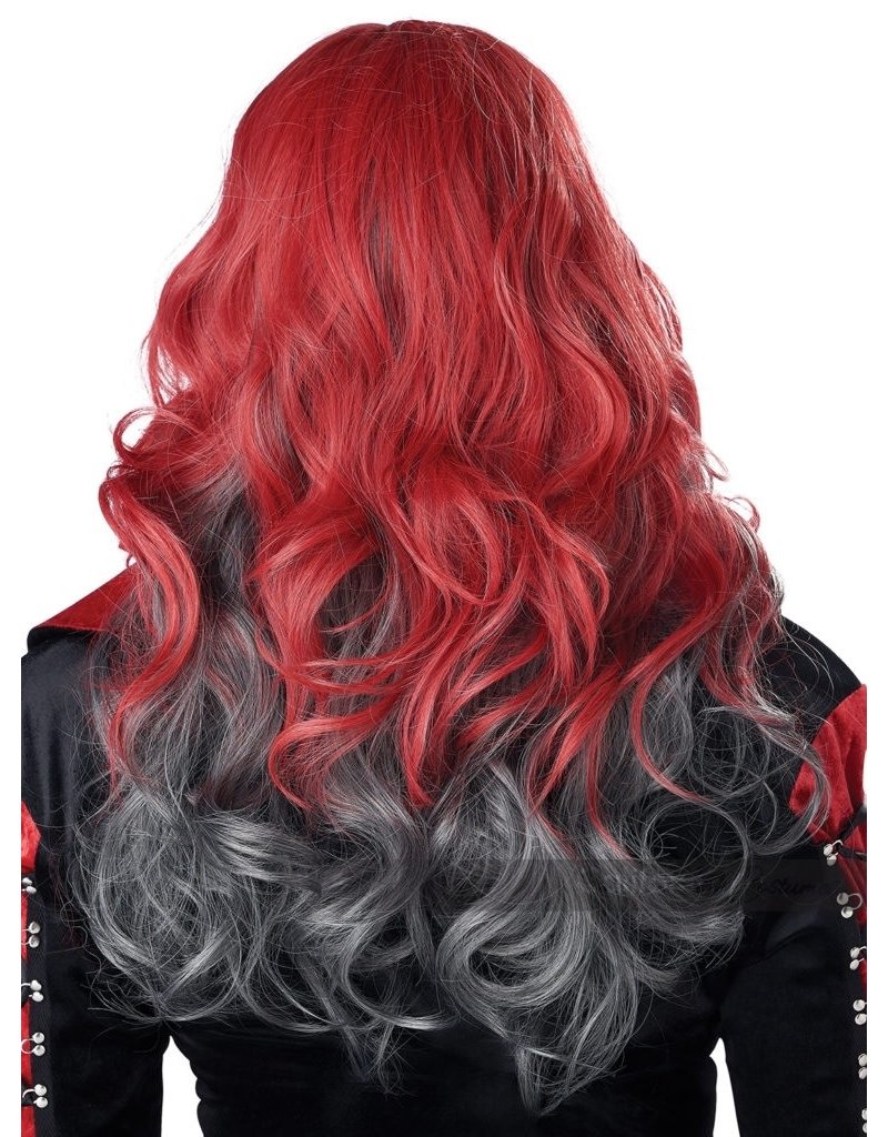 California Costumes Women's Deadly Desire Wig Red/Grey