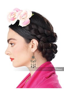 California Costumes Frida Braid with 3 Piece Clip-In Flowers