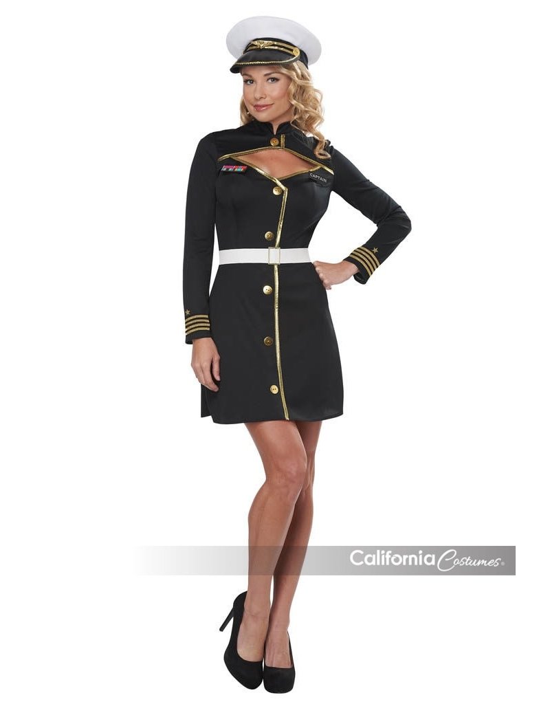 California Costumes Women's Navy Captain Costume