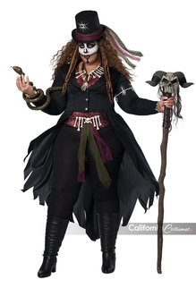 California Costumes Women's Plus Size Voodoo Magic Costume