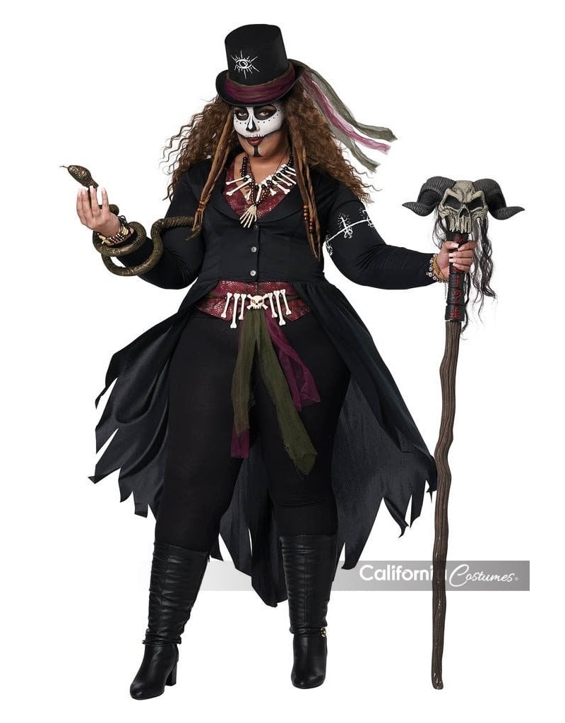 California Costumes Women's Plus Size Voodoo Magic Costume