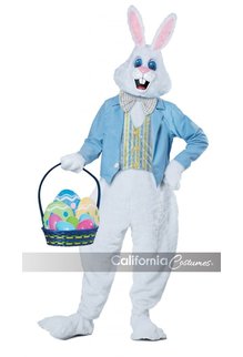 California Costumes Adult Deluxe Easter Bunny Mascot Costume