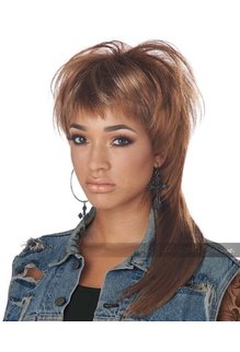 California Costumes The Femullet Adult Wig: Brown