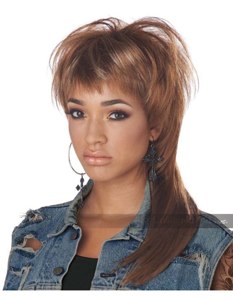 California Costumes The Femullet Adult Wig: Brown