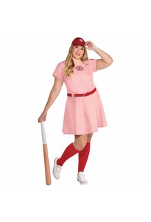 Amscan Women's Plus Size A League Of Their Own: Rockford Peaches Costume - XXL (18-20)
