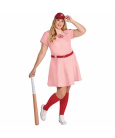 Amscan Women's Plus Size Rockford Peaches  Costume - XXL (18-20)