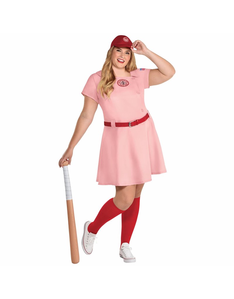 Amscan Women's Plus Size A League Of Their Own: Rockford Peaches Costume - XXL (18-20)