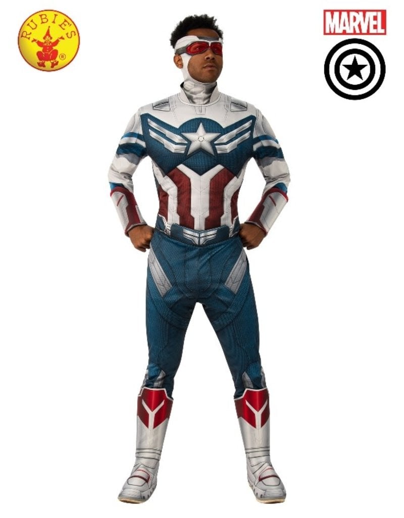 Rubies Costumes Men's Deluxe Captain America Costume (The Falcon and the Winter Soldier)
