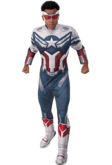 Rubies Costumes Men's Deluxe Captain America Costume (The Falcon and the Winter Soldier)