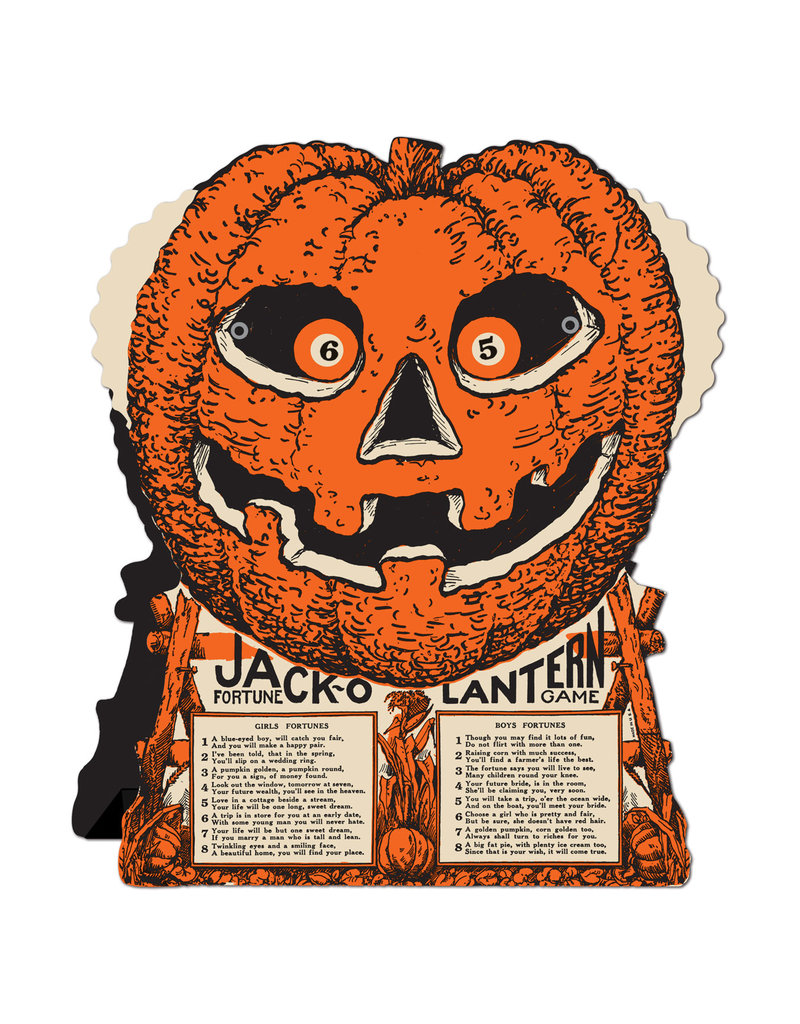 Vintage Halloween: J-O-L Fortune Wheel Game