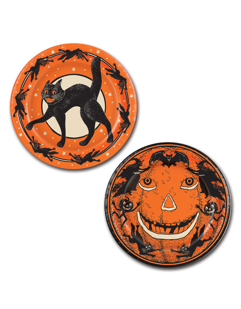 9" Vintage Halloween: Plates (8pk.)