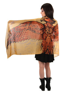 elope Harry Potter Fawkes Lightweight Wing Scarf