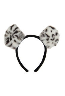 elope Deluxe Snow Leopard Ears Headband