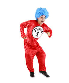 elope Men's Dr. Seuss The Cat in the Hat Thing 1&2 Costume