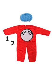 elope Kid's Dr. Seuss The Cat in the Hat Thing 1&2 Costume