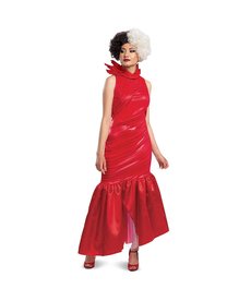 Disguise Costumes Women's Classic Cruella Live Action Red Dress Costume