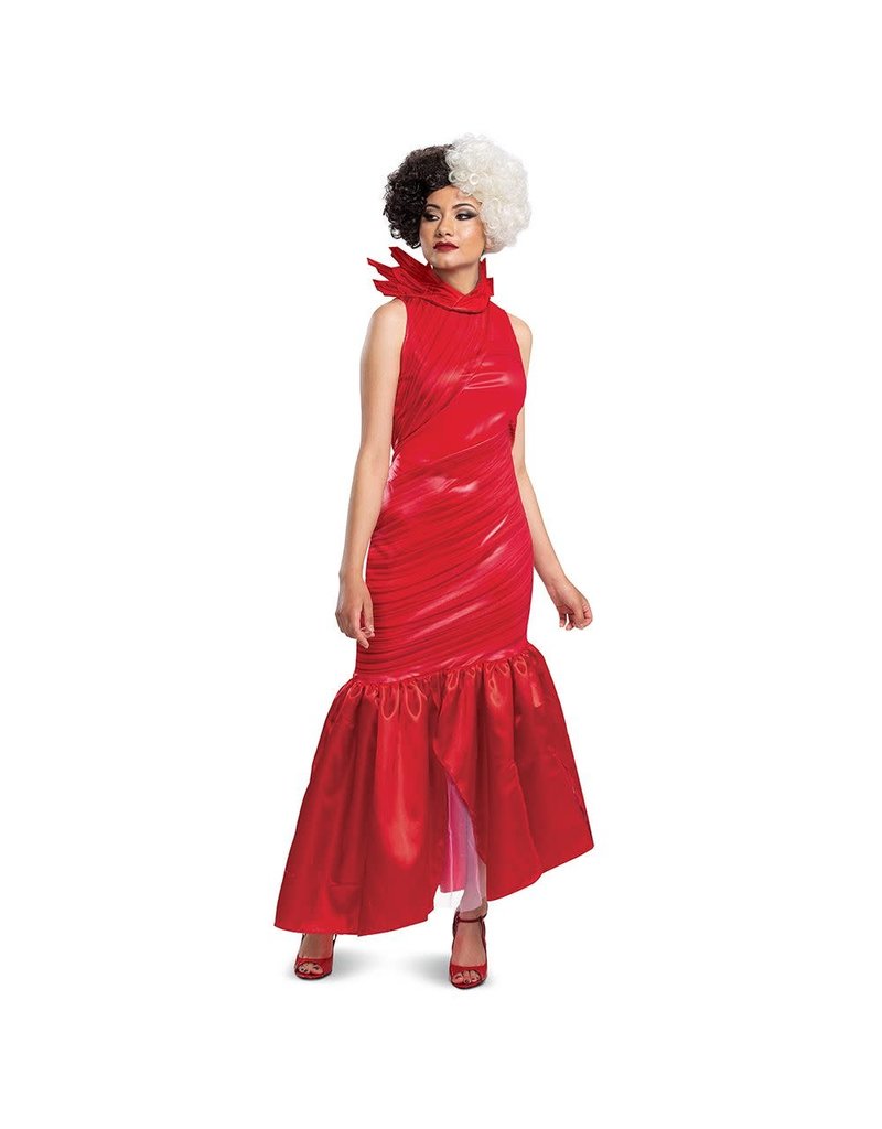 Disguise Costumes Women's Classic Cruella Live Action Red Dress Costume