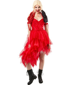 Rubies Costumes Women's Harley Quinn Red Dress Costume | The Suicide Squad