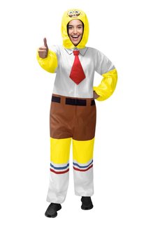 Rubies Costumes Adult Unisex Spongebob Squarepants™ Comfy Wear Onesie Costume