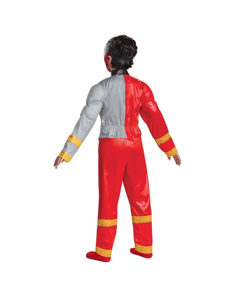 Disguise Costumes Boy's Red Power Ranger with Muscles (Dino Fury)