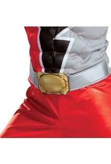 Disguise Costumes Boy's Red Power Ranger with Muscles (Dino Fury)