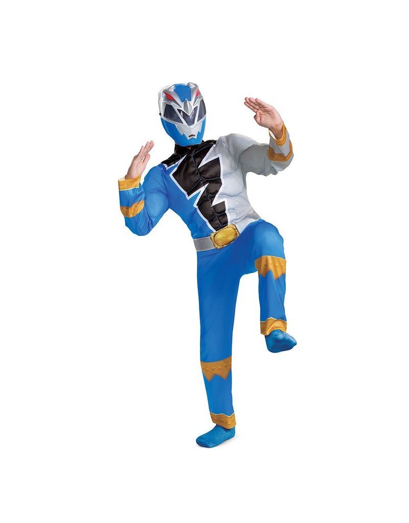 Disguise Costumes Boy's Blue Power Ranger with Muscles (Dino Fury)