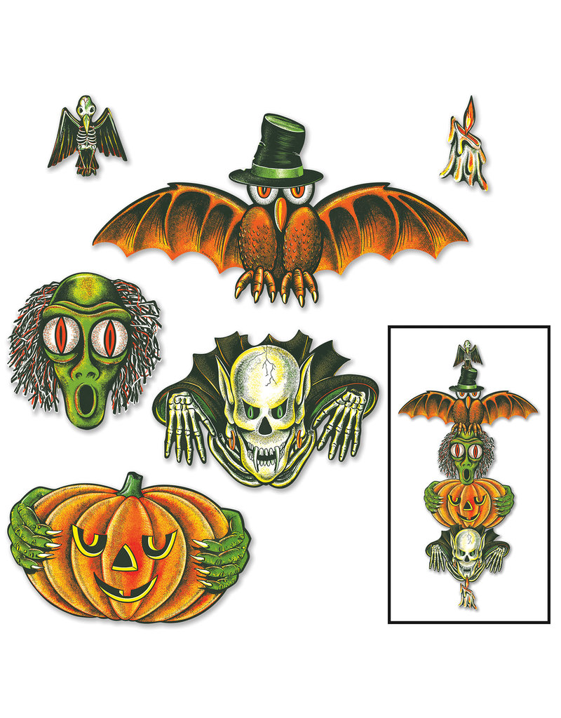 Vintage Halloween: Totem Pole Cutouts (6pk.)
