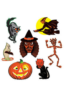 Vintage Halloween: Classic Cutouts (7pk.)