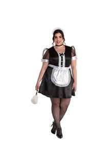 Amscan Women's Plus Size Maid for You Costume