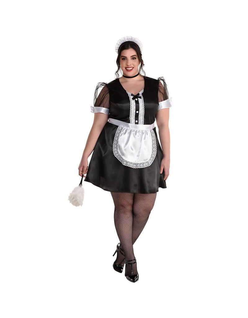 Amscan Women's Plus Size Maid for You Costume