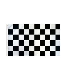 Waterproof Flag (3x5Ft) - Race Black & White Checkered