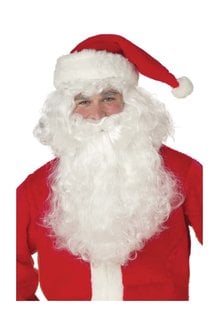 California Costumes Adult Santa Claus Wig and Beard