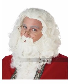 California Costumes Santa Wig and Beard Set with Moustache