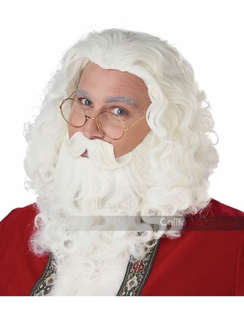 California Costumes Santa Wig and Beard Set with Moustache