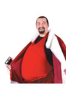 Fun World Costumes Red Santa Belly Padding